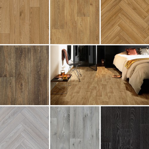 Vinyl flooring wood effect - flooring,