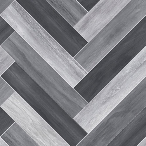 Grey wood herringbone vinyl - wood,