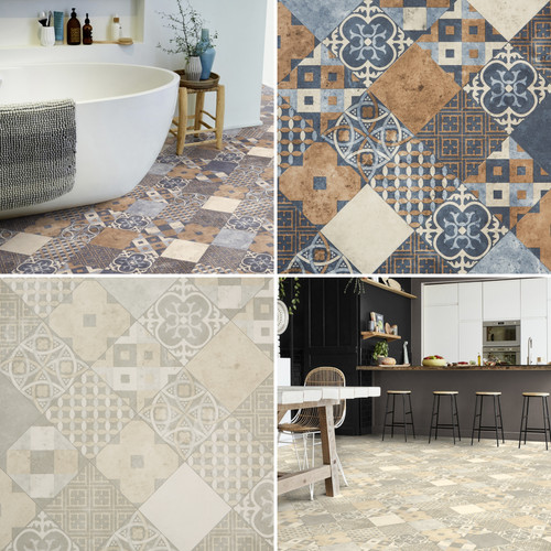 Vinyl flooring sheet cushioned - vinyl,