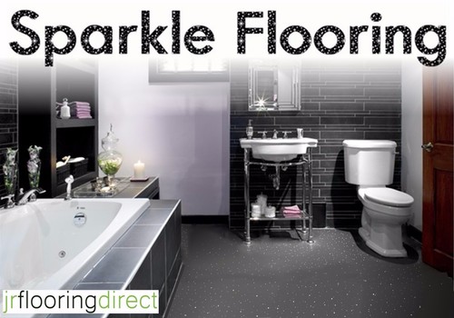 Grey sparkly flooring - sparkly,