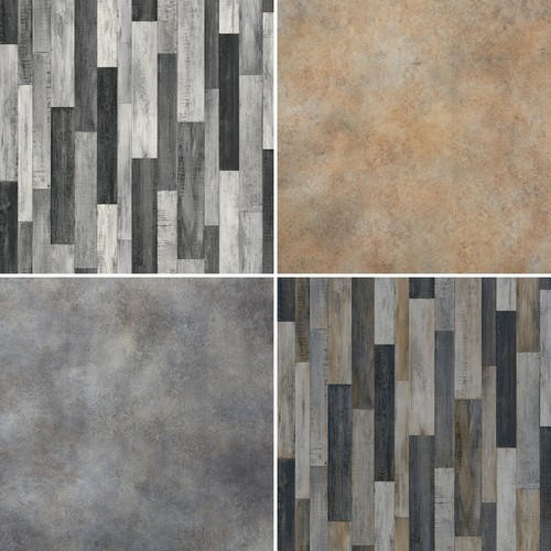 Metallic stone wood effect - stone,