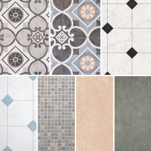 Stone tile effect - &,