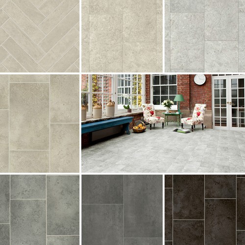 Samples stone tile effect - -,