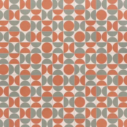 Retro patterned vinyl - patterned, flooring