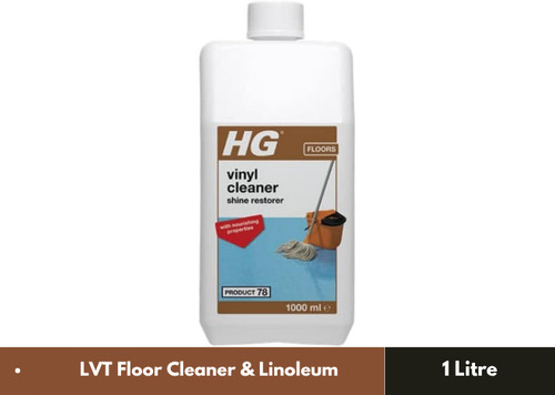 Vinyl floor cleaner - &, shine